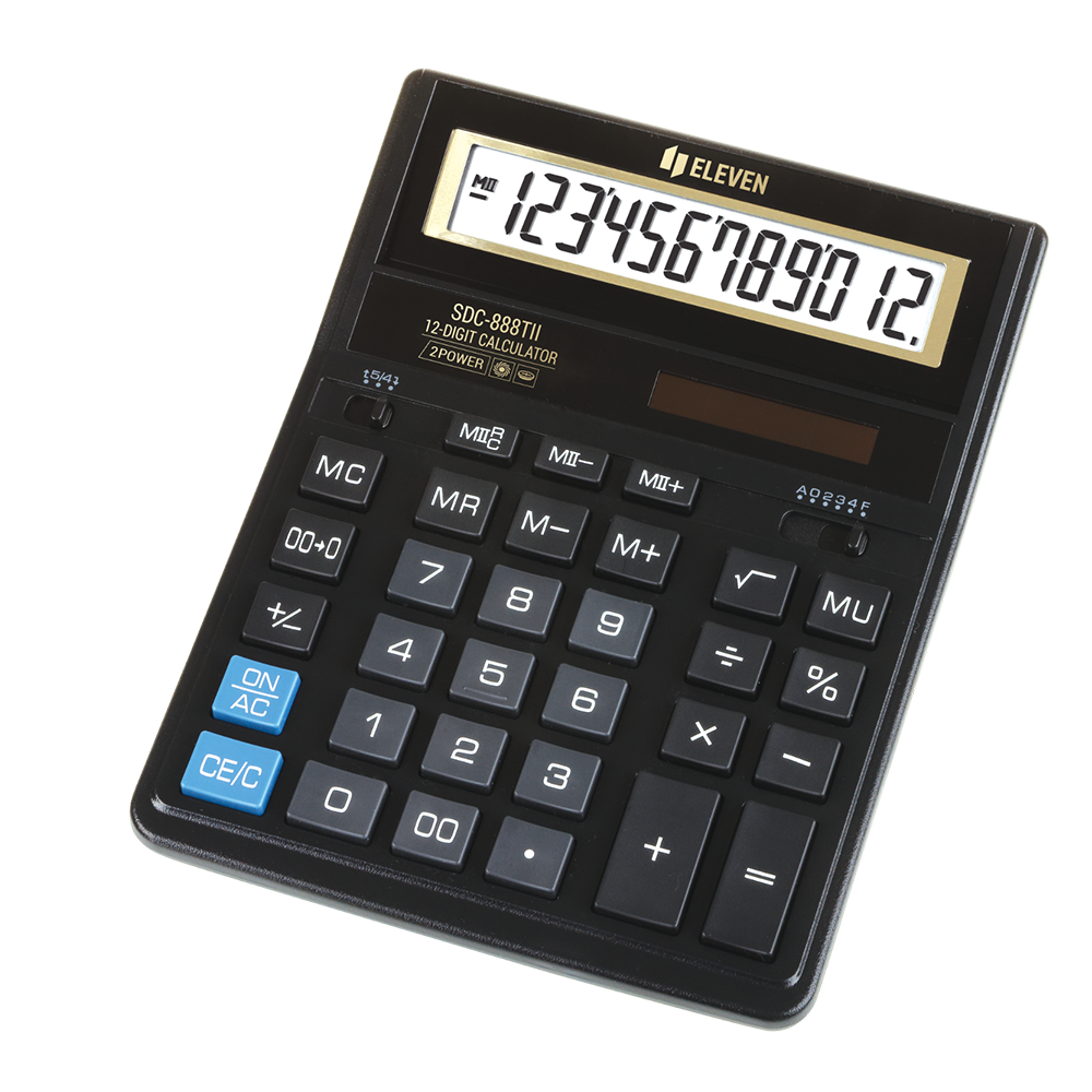 Калкулатор Eleven SDC 888XBK 12разр сив